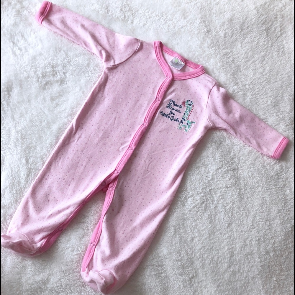 “Thank Heaven for Little Girls” Giraffe Footie